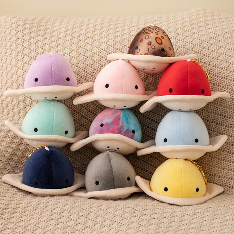 Cartoon plush colorful small realistic pendant