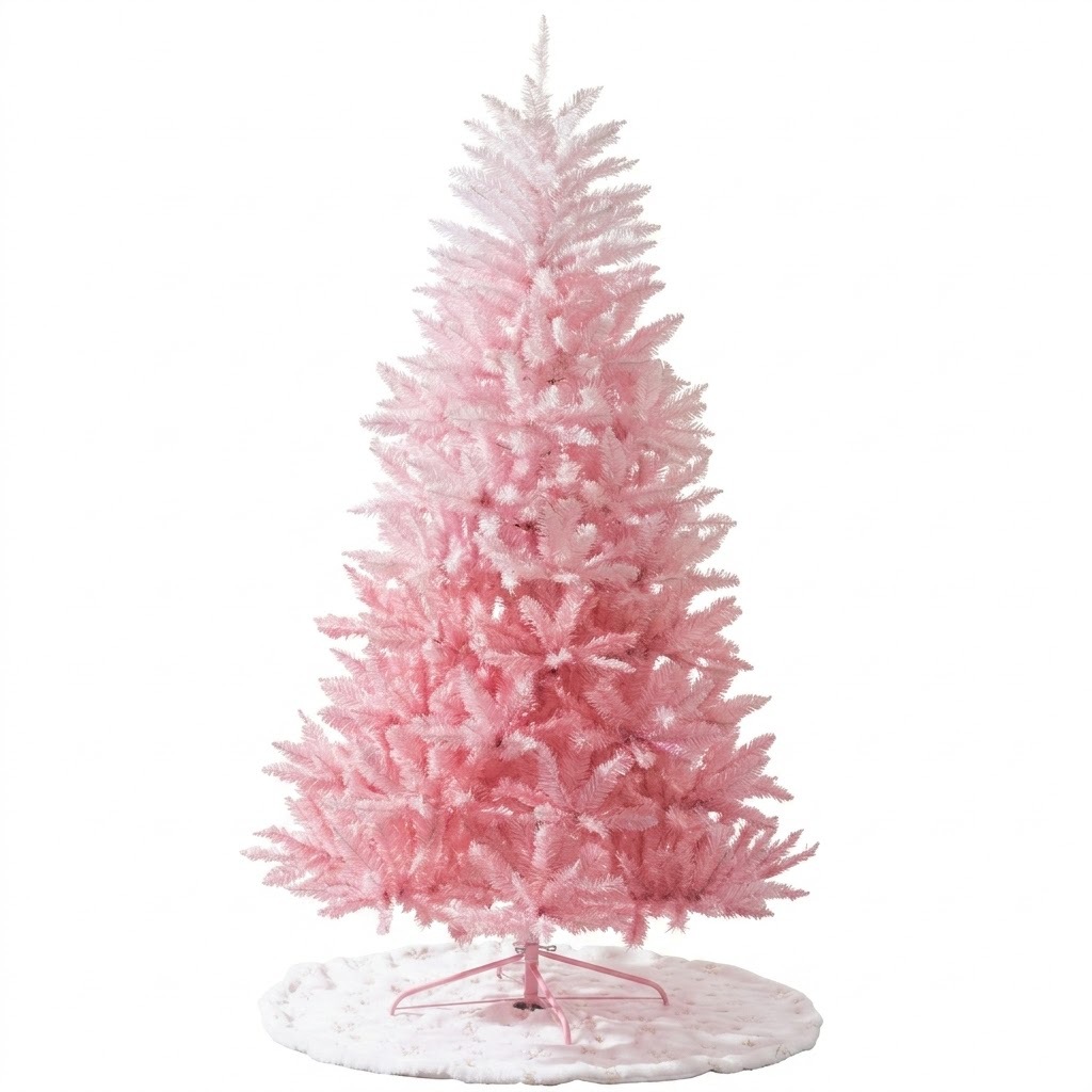 Transfronterizos personalizados al por mayor 1.2-2.4m árbol de Navidad rosa árbol de Navidad decoración de usuario decoración exterior