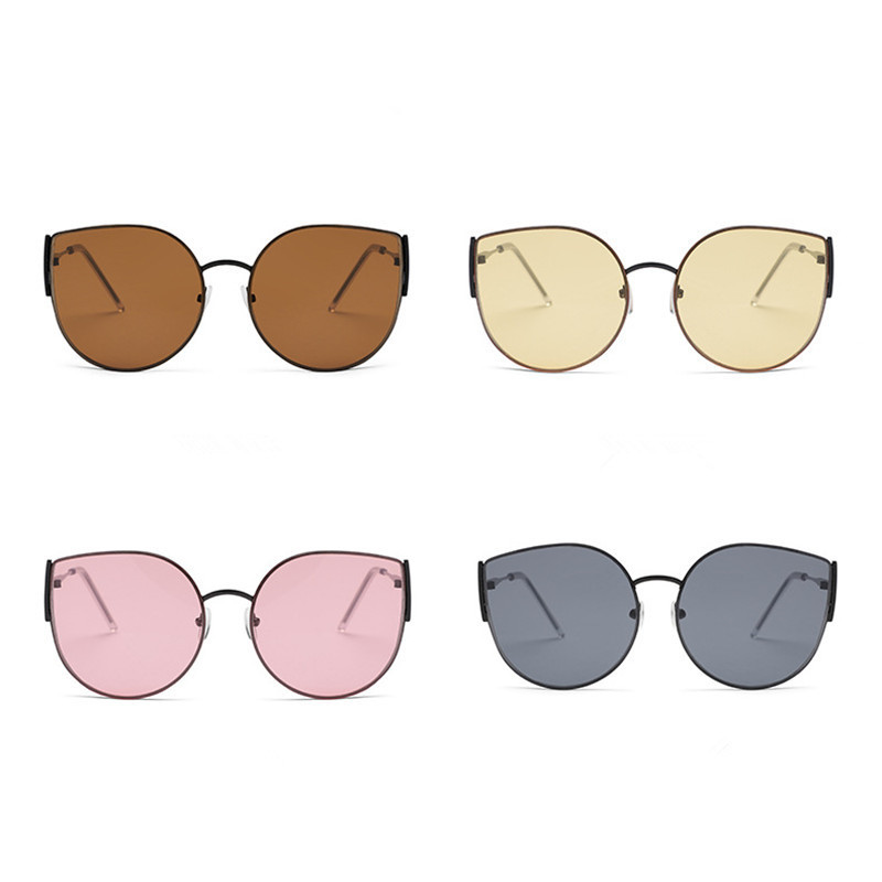 2021 New Cat's Eye Metal Sunglasses Candy Color Marine Cross-border Glasses European and American Fashion Women's Sunglasses 2021 New Cat's Eye Metal Sunglasses Candy Color Marine Cross-border Glasses European and American Fashion Women's Sunglasses