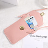 Thin lock, shoulder bag, mobile phone, retro wallet for elementary school students, touch screen