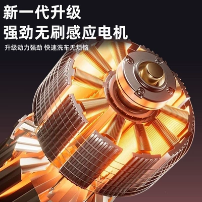 Menghu Black Cat High-Pressure Car Washing Machine 220V High-Power Household Cleaning Machine Pressure Water Gun Car Washing Pump Aluminum