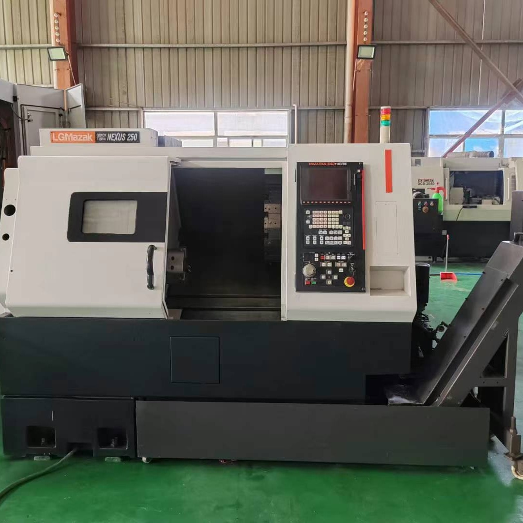 处理二手马扎克QTN-250数控斜身车加工长度560带排削机