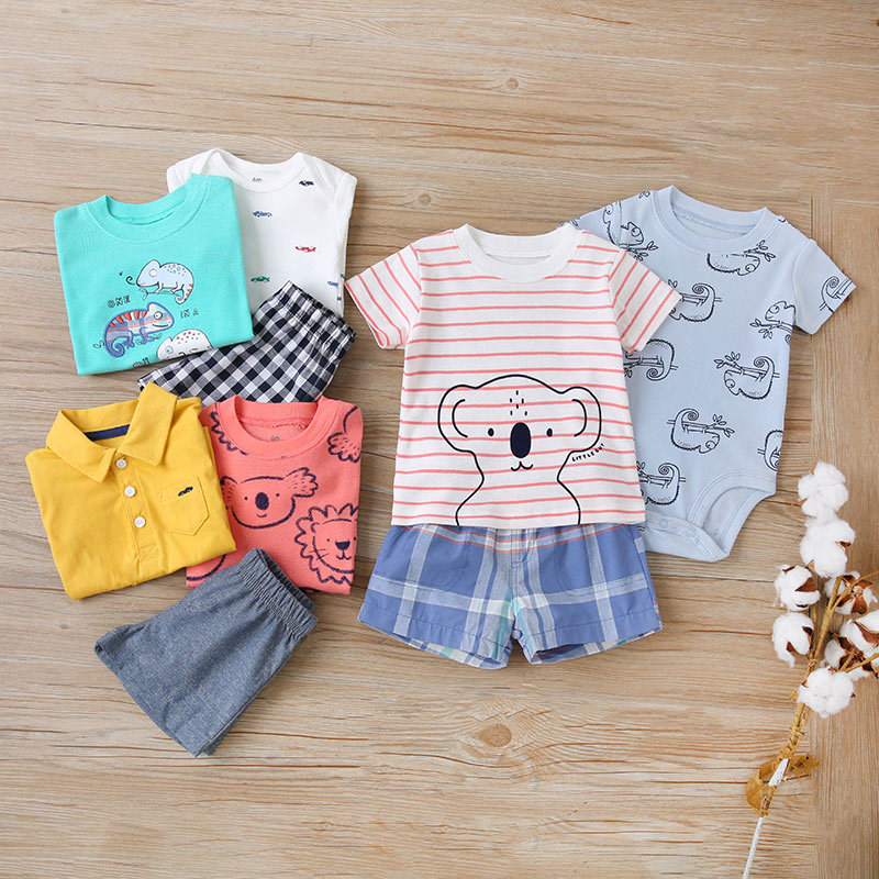 Baby and children trousers suit summer c...