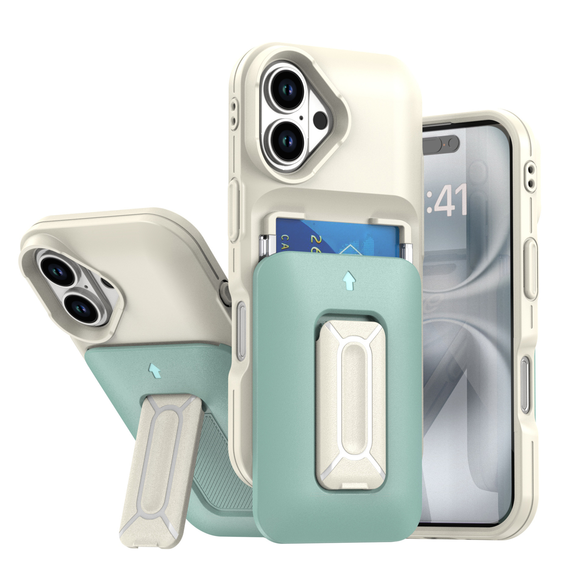 Foreign Trade Suitable Pro Max Case, IPhone 16 Card Holder, 17 AIR Phone Protective Case_voghion.com