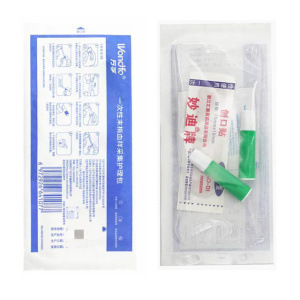 Wondfo 使い捨て末梢採血ケアキット スプリング採血針 2 個 + バンドエイド 1 個 + アルコール綿 1 個|undefined