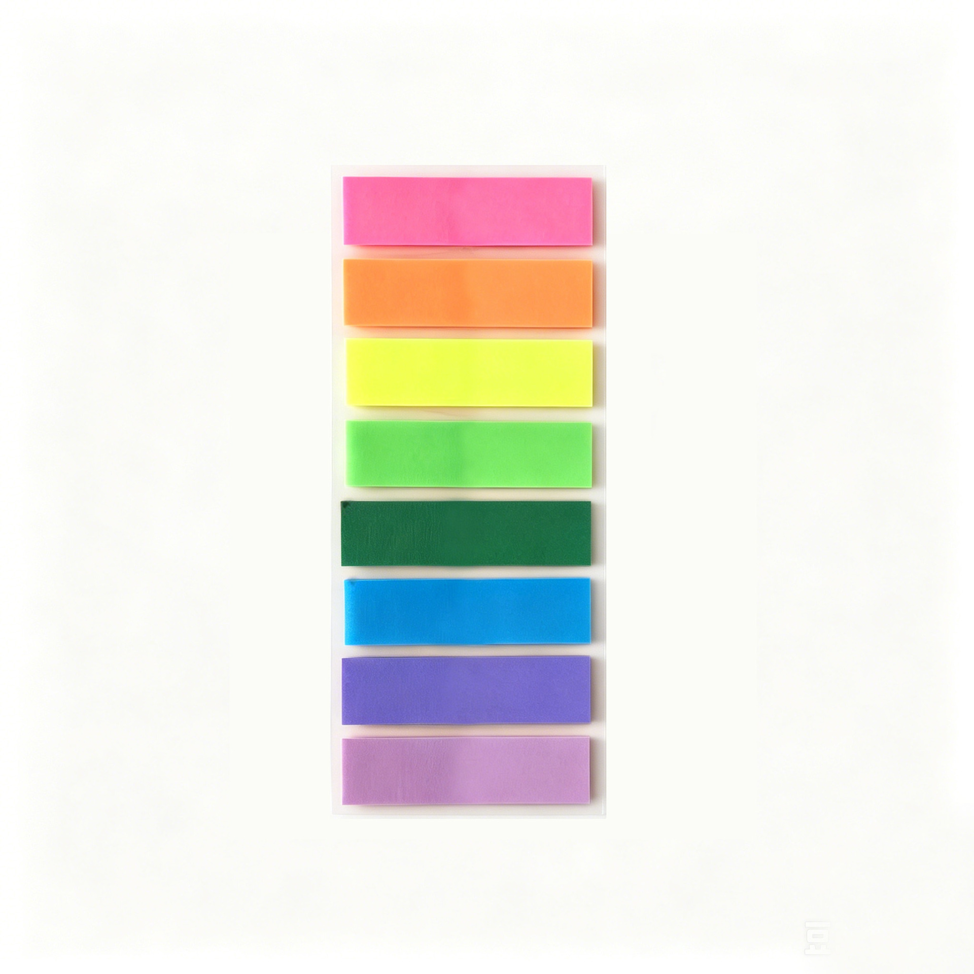 Notas adhesivas transparentes extraíbles de 10 colores, notas adhesivas impermeables para estudiantes, pegatinas de índice de colores Morandi de secado rápido, impermeables y de secado rápido