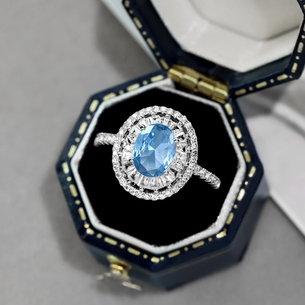 10g Weight Zircon Inlay Material Rings Classification 6, 8, 9 Ring Size 1 Piece Quantity Holiday, Daily Occasion 925 Sterling Silver Material Geometric Pattern Women's Gender Plating, Inlay Design Casual, Shiny Style 925 Sterling Silver Zircon Geometric Rings 21