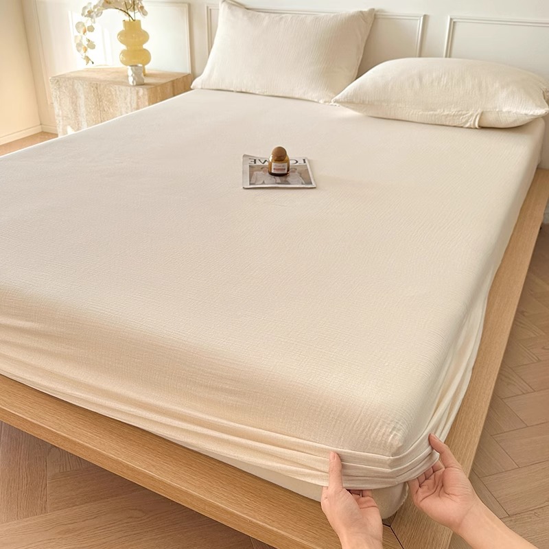 Silla de cama de algodón puro, sábana antideslizante engrosada de invierno de una sola pieza, colchón Simmons, cubierta protectora con todo incluido, juego de tres piezas