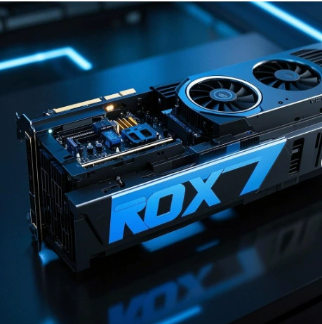 Видеокарта AMD RX7800XT 16G, 2K/4K, чёрная мифология Goku, для игр и ИИ