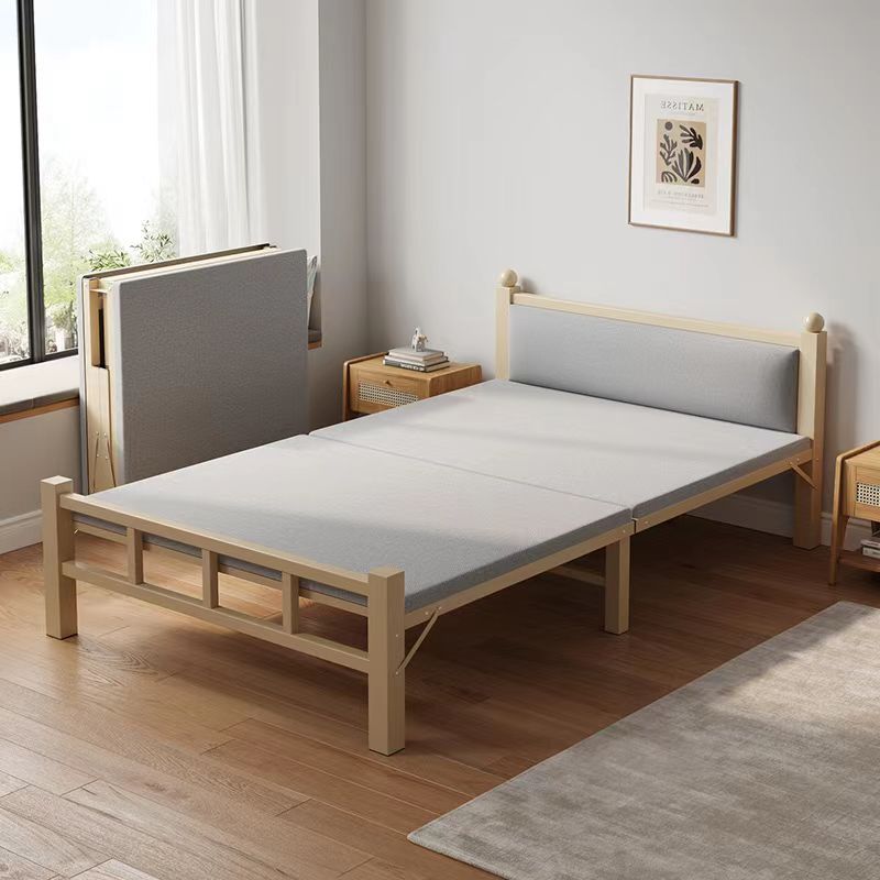Sábanas plegables cama individual cama extra doméstica para adultos 1.2m simple alquiler dormitorio oficina de almuerzo cama de placa dura