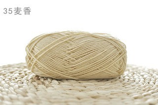 [Envío gratis] productos genuinos de cuatro hebras hilo de algodón de leche hilo de bebé muñeca hilo de algodón ganchillo lindo muñeca lana 4-Strand