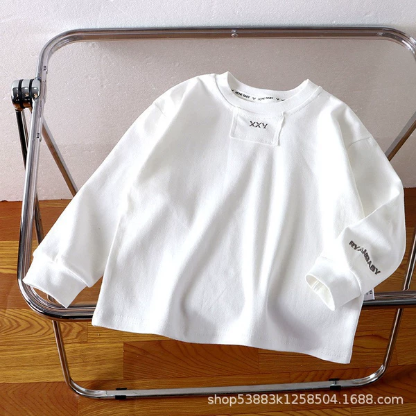 C88 embroidered cotton T-white