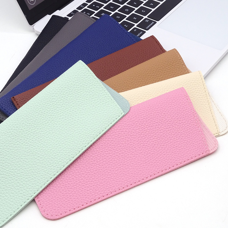 Litchi Grain Leather Open-Ended Sunglasses Pouch, Glasses Pouch, Knife Pocket, Dustproof Storage Bag, Portable Crossbody Pocket Litchi Grain Leather Open-Ended Sunglasses Pouch, Glasses Pouch, Knife Pocket, Dustproof Storage Bag, Portable Crossbody Pocket