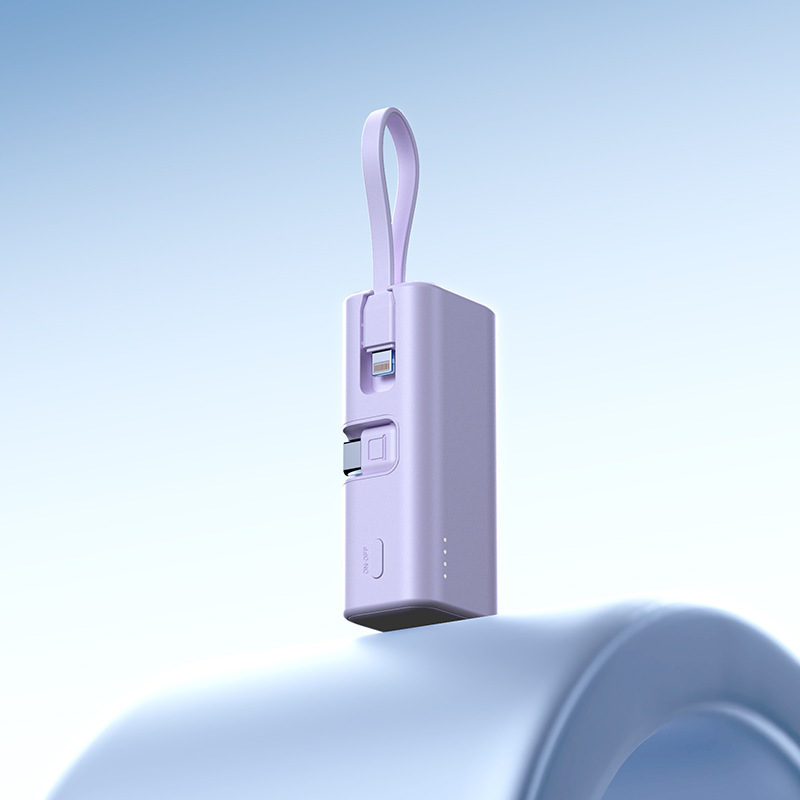 Cargador Portátil Inalámbrico Tipo Cápsula de Plástico, Pequeño y Portátil image 13