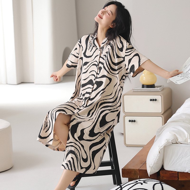 Pijama de verano para mujeres 2025 nuevo algodón de manga corta sexy para mujeres de verano traviesas pijamas de embarazo para mujeres de verano