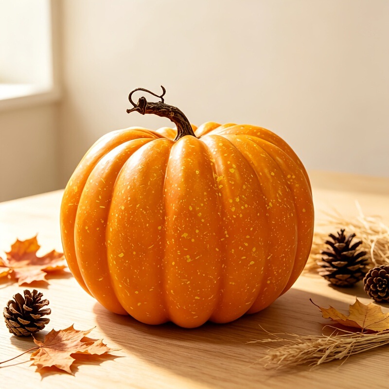 Cross-Border Artificial Foam Pumpkins for Halloween, Thanksgiving, Christmas, Autumn Decoration Props, Fruit and Vegetable Window Displays