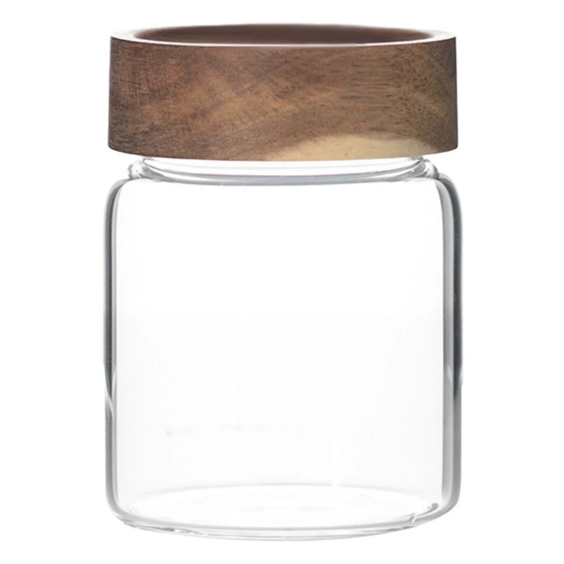 Стеклянная банка для хранения пищевых продуктов, герметичная банка для чая из цедры мандарина, бытовые кухонные зерна в японском стиле с крышкой для хранения
