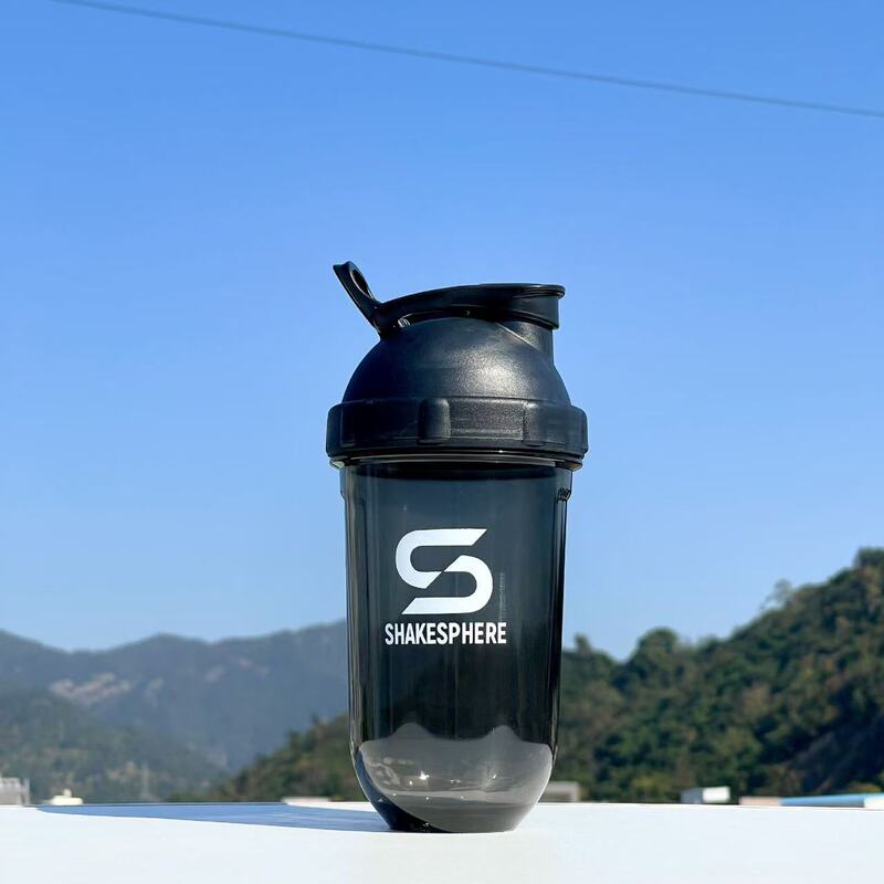 新款批发蛋白粉摇摇杯运动健身杯子奶昔杯带搅拌球塑料杯可印LOGO|undefined