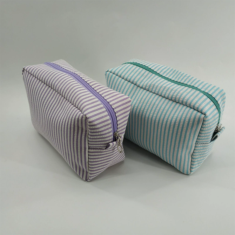 Capacious cosmetic bag, handheld storage bag for traveling
