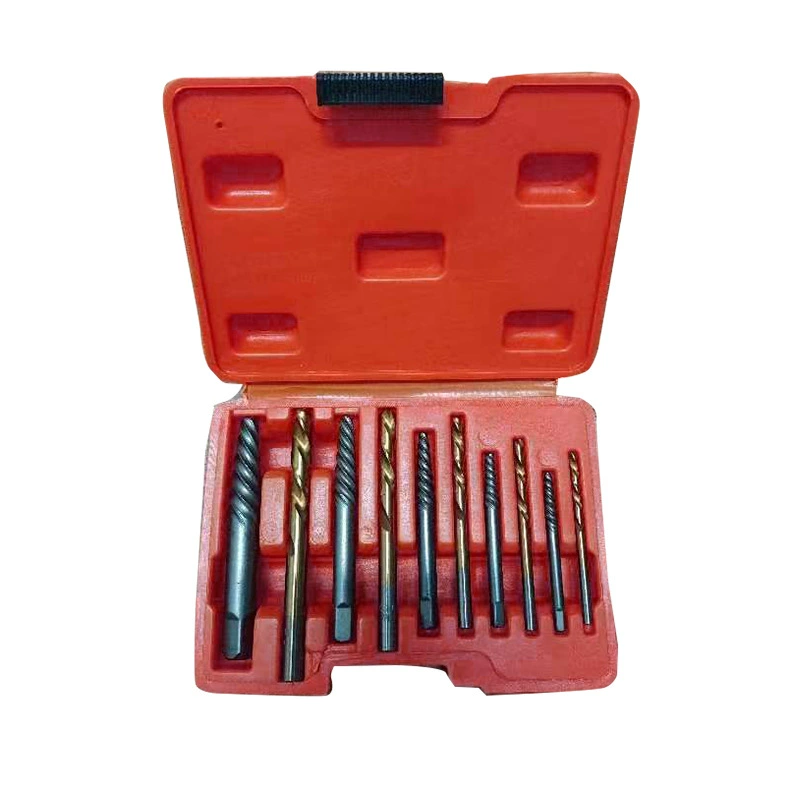 Amazon комбинация Сверл из быстрорежущей стали 10 шт. Костюм для извлечения винтов в наличии оптом экстрактор для сломанной проволоки