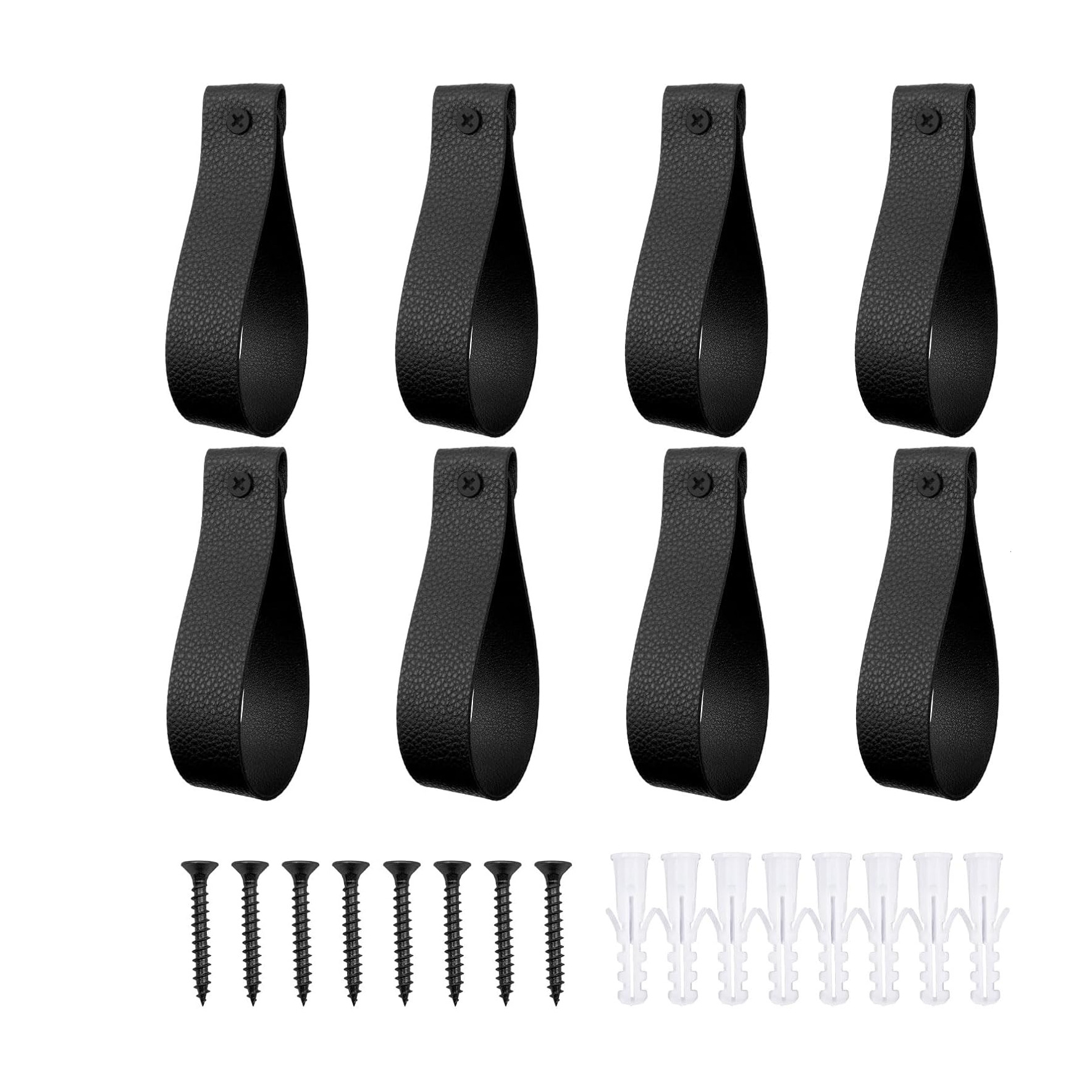 现货荔枝纹皮革壁挂毛巾架 柜门拉手 儿童防撞PU皮拉手 皮箱拉手