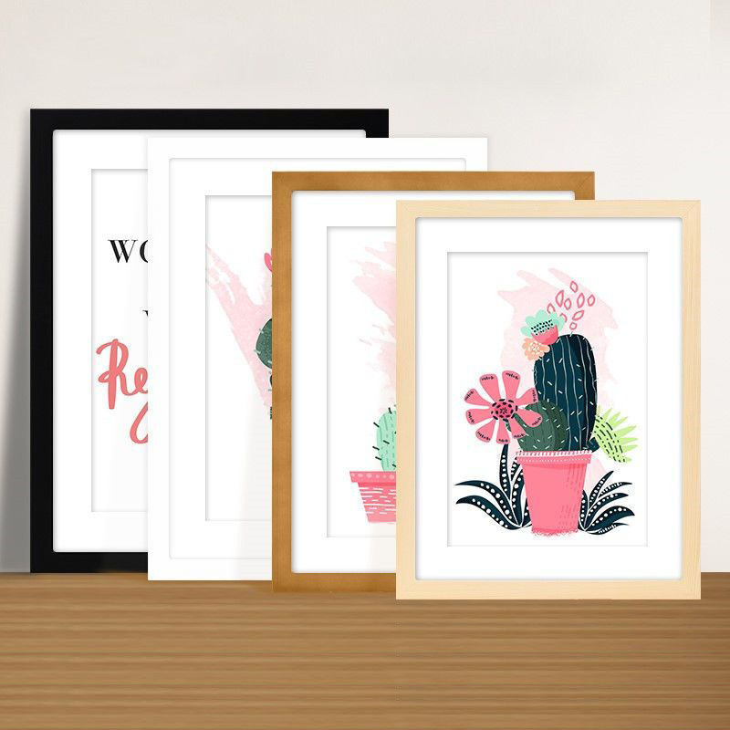 Minimalist Hanging Picture Display Frame Puzzle Frame 4K 8K A3 A4 Paper Sketch Frame Mounting Children's Poster Frame