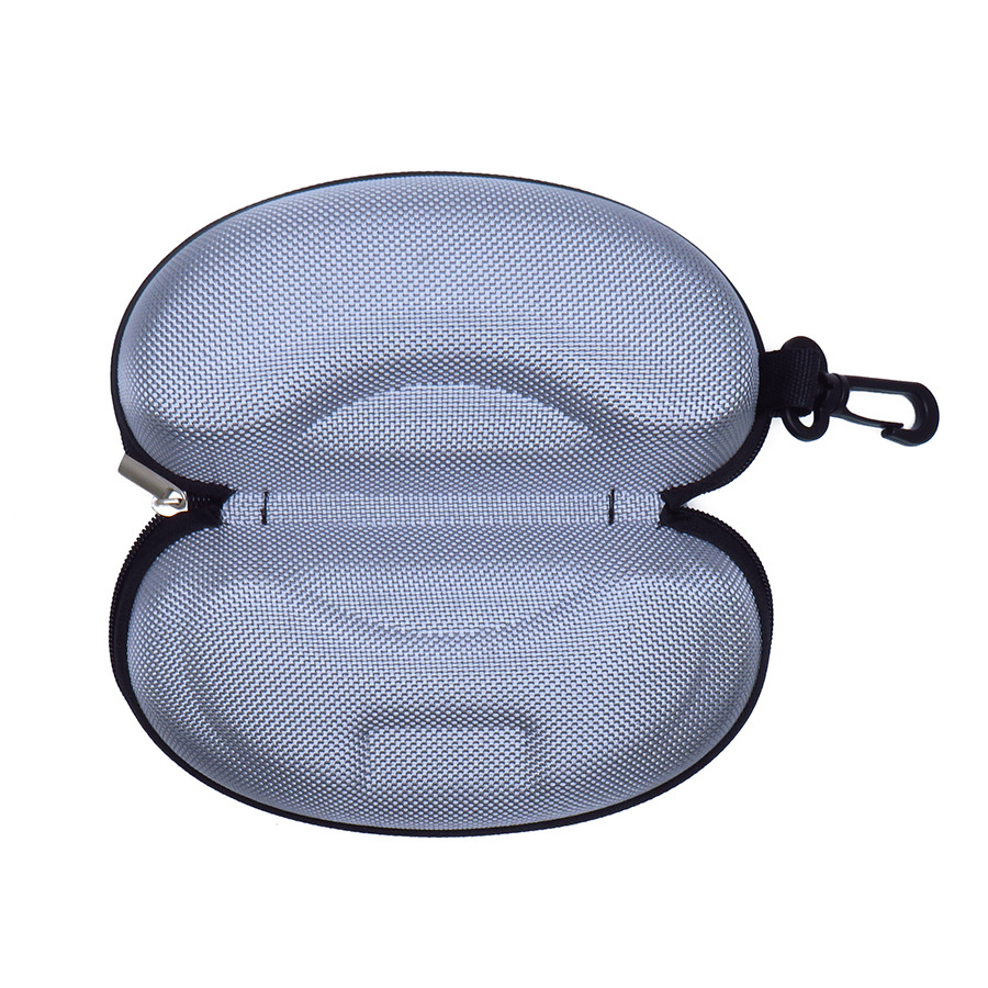 卸売EVAメガネケース オックスフォード布製 耐圧・耐衝撃サングラスケース フック付きジッパー式メガネケース メガネバッグ