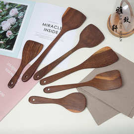 鸡翅木二级品木铲 家用无漆不粘锅锅铲 做饭铲子厨具套装LOGO批发