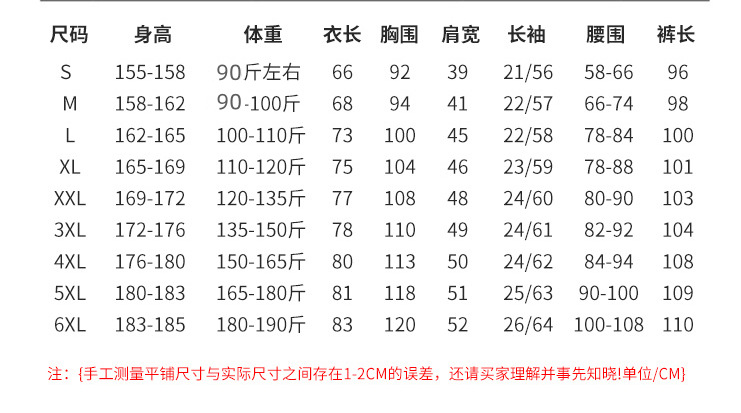 ?衫尺?表