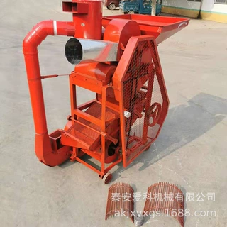 出口各型号花生脱壳机电动花生剥壳机二次复脱除尘花生剥壳机新款