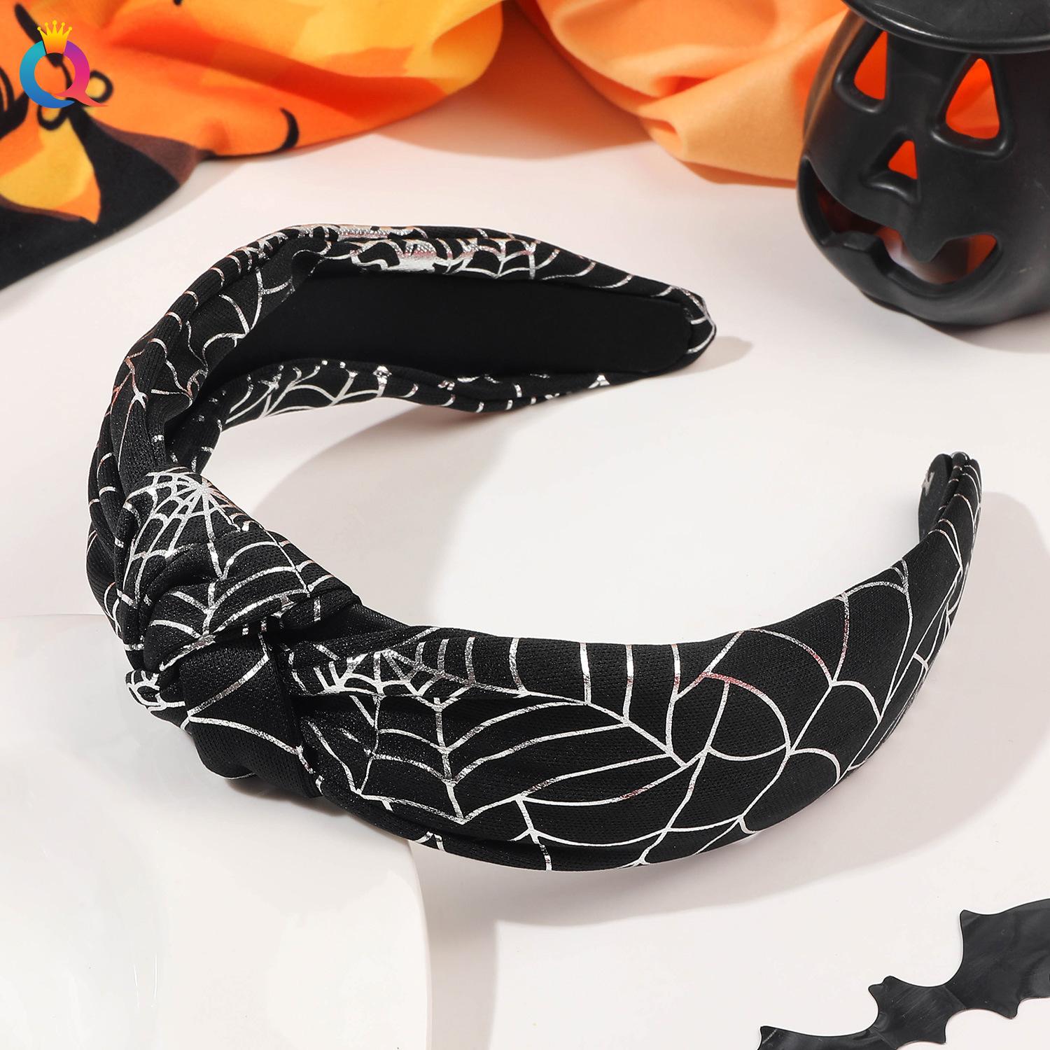 190g Weight Hair Band Hair Accessories Type Pearl Inlay Material 1 Piece Quantity Holiday, Festival Occasion Halloween Festival Skull Pattern Women's Gender Streetwear Style Streetwear Women's Skull Pearl Hair Band 12