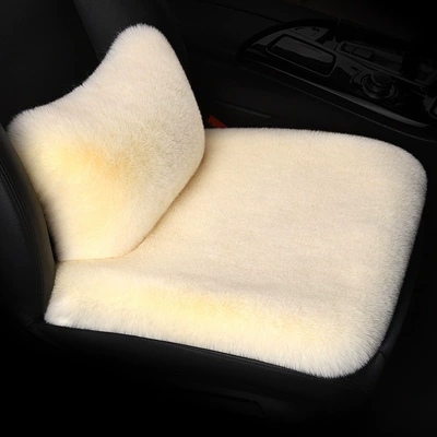 Wool pad – Seat Cover - beige-1-piece-1-waist-pillow