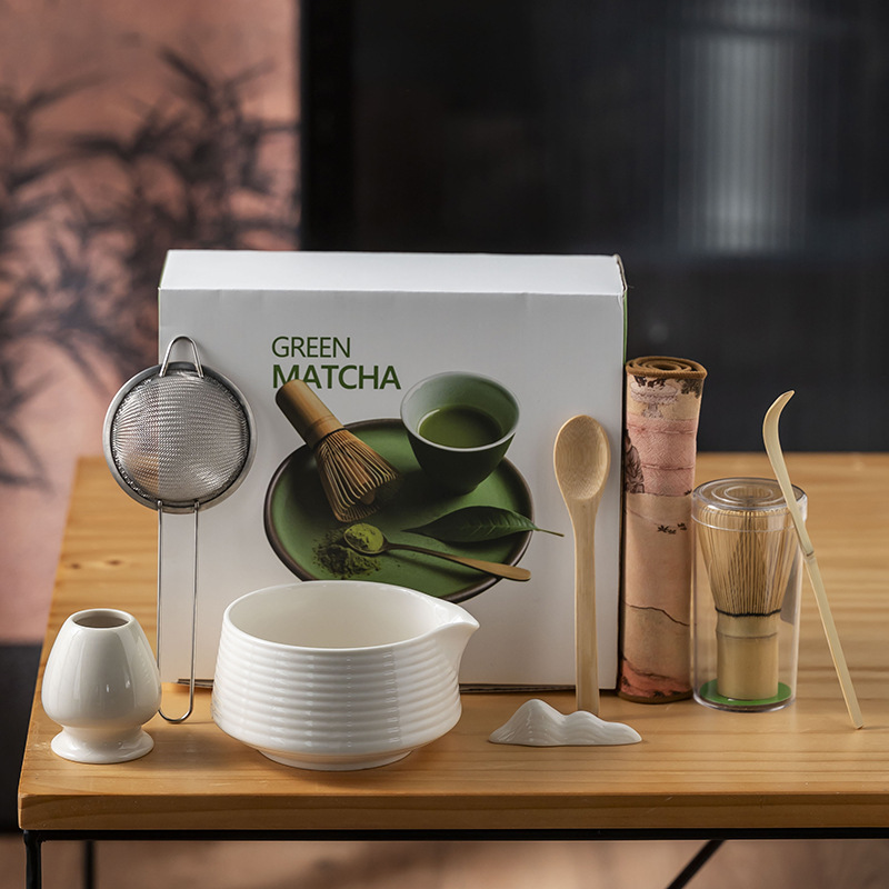 抹茶茶こし打ち工具抹茶ブラシ日本点茶碗抹茶カップ粉碗撹拌器茶調理器具セット|undefined