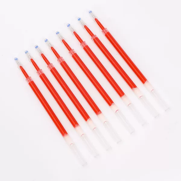 Red ST pen core transparent rod