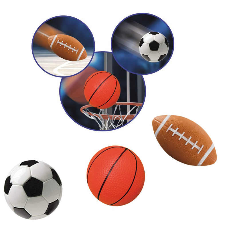 Cross-Border Led Lighting Football Basketball Rugby Sandbag Throwing and Catching Children's Outdoor Simulation Sports Wholesale