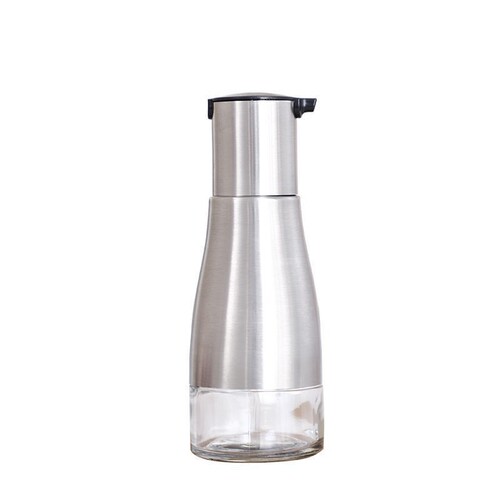 320 stainless steel oil kettle household leak-proof glass pouring oil kettle kitchen seasoning soy sauce vinegar sub-bottling wholesale