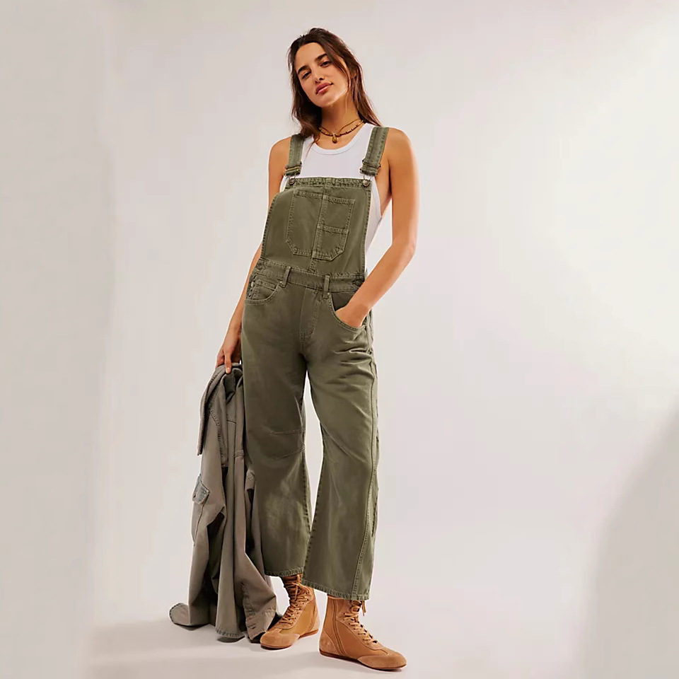 Streetwear-Jeans im neuen Stil, gewaschen, Retro-Stil, locker, gerade geschnitten, Arbeitskleidung_voghion.com