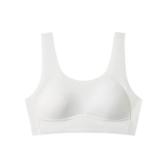 Girls' Bra Sports Shockproof 12-15 Years Old Fixed Triangle Cup Junior High School High School Students Adolescent Development Period