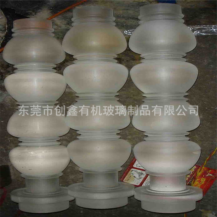 亚克力楼梯栏杆 波斯皇族风格 水晶立柱 扶手 楼梯立柱 将军柱