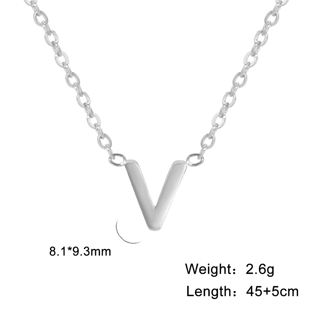 Steel, letter V