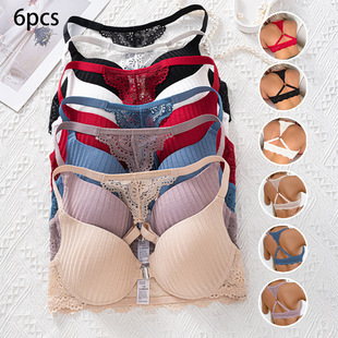 Cross-Border Popular European and American Amazon Xiyin Temu Specially Designed for Beautiful Back Push-Up Sexy Intimates Adjustable Bra in Stock