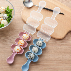 赤ちゃんのおにぎりのロック金型寿司のおにぎりの神器の食品級の安全な子供はご飯の形の補助食品を作ります。