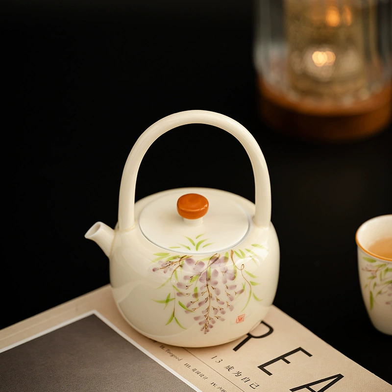 Ceramic teapot, tea cup, high quality tea set, hand painting