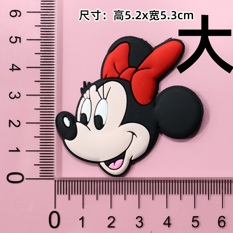大小ミッキーミニーミッキーマウス DIY 漫画装飾アクセサリー携帯電話ケースパッチ下駄スリッパバックルステッカー|undefined