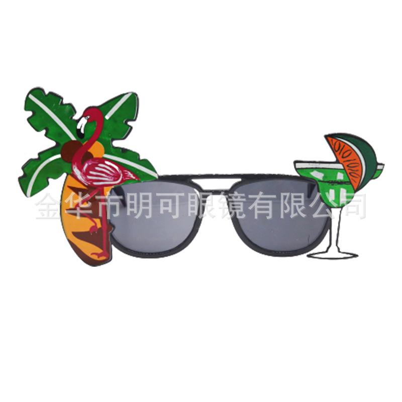 Gafas de Sol de Fiesta Hawaiana con Diseño de Flamenco ABS Decorativo para Playa image 26