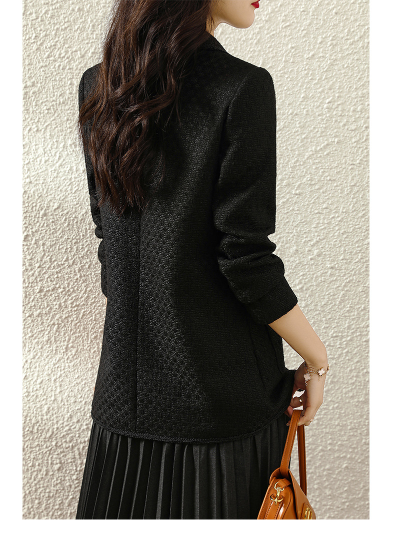 Dames blazer jas voor herfst en winter zakelijke workwear_voghion.com