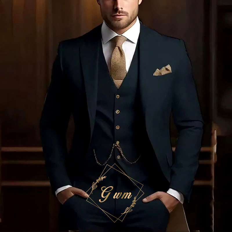 (Cross-border trading), suit, set, dress for events, high-quality style, 3 piece set, European style 2