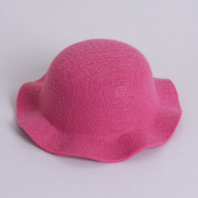 Labu nuevo sombrero de feltero abierto sombrero de cúpula sombrero accesorios de moda sombrero mini sombrero muñeca