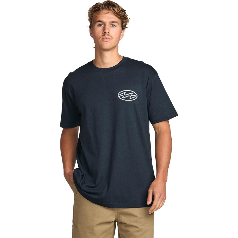 European Size Inner Top Men's Billabong Men's Crayon Wave Premium Tee Soft C