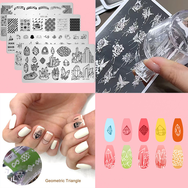 ネイルプレート、ネイルスタンピングプレート、ネイルプレートスタンピングプレート、ネイル転写プレート、DIYネイルプレート卸売|undefined